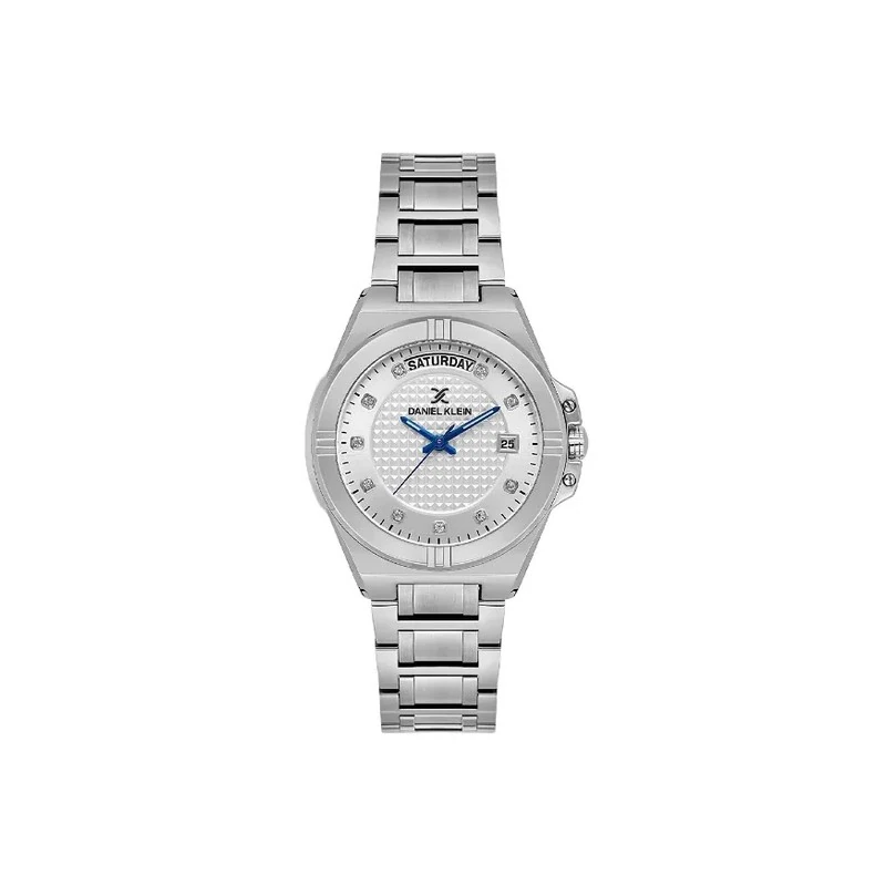 Relógio Analógico Feminino Daniel Klein DK.1.14176-1 Premium Lady / Pulseira de Aço Inoxidável - Prata