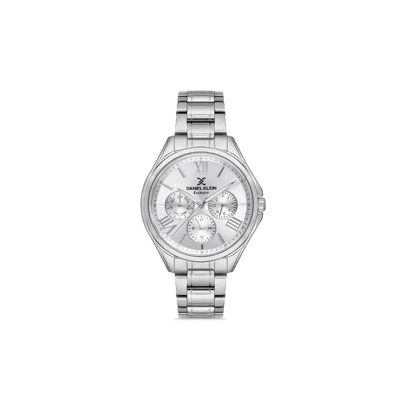 Relógio Analógico Feminino Daniel Klein Exclusive DK.1.12523-1 - Prata