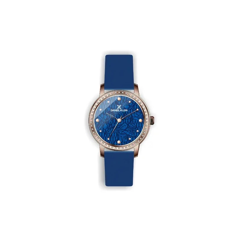 Relógio Analógico Feminino Daniel Klein Premium DK.1.12498-5 - Dourado e Azul