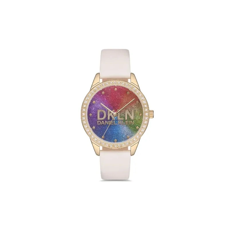 Relógio Analógico Feminino Daniel Klein Premium DK.1.12562-3 - Dourado/Rosa