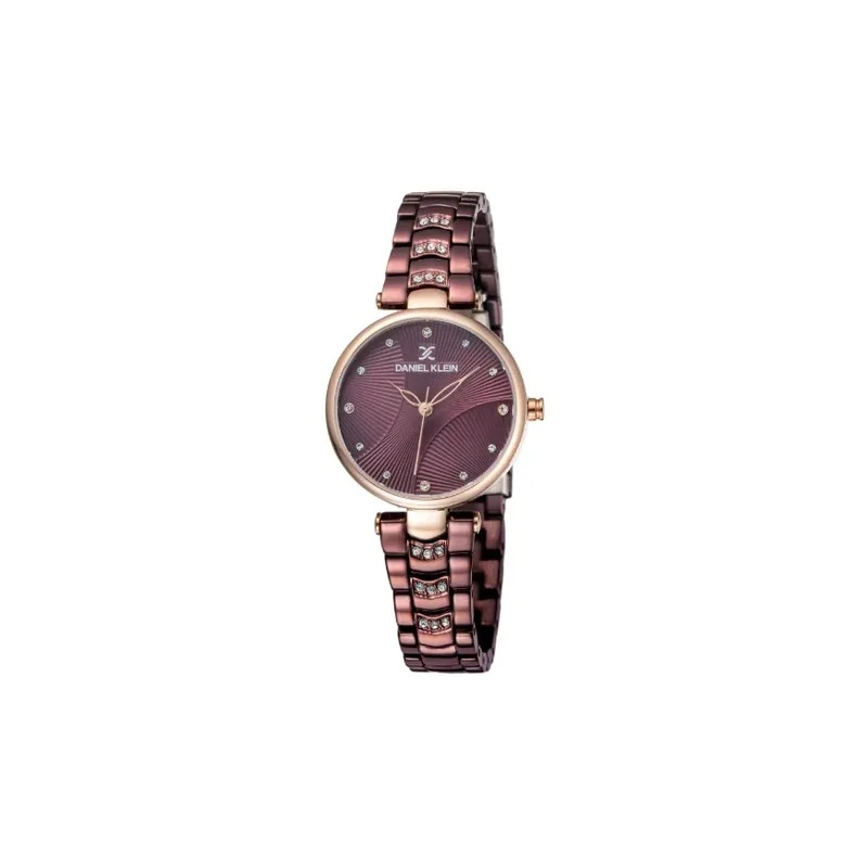 Relógio Analógico Feminino Daniel Klein Premium DK11962-7 - Roxo/Rosa Ouro