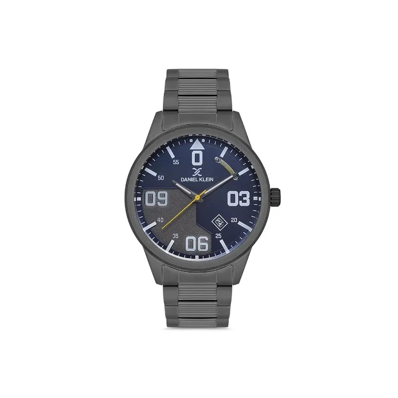 Relógio Analógico Masculino Daniel Klein DK.1.12671-4 Premium Pulseira de Aço Inoxidável - Cinza