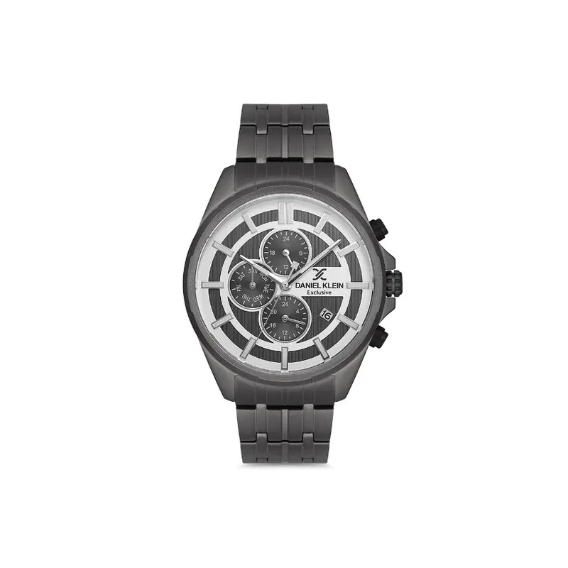 Relógio Analógico Masculino Daniel Klein DK.1.12706-6 Exclusive Gents / Pulseira de Aço Inoxidável - Preto