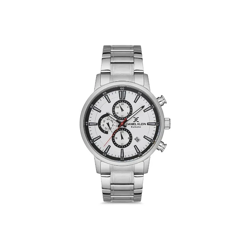 Relógio Analógico Masculino Daniel Klein DK.1.12708-4 Exclusive Gents / Pulseira de Aço Inoxidável - Prata