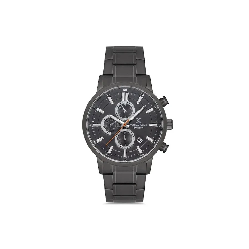 Relógio Analógico Masculino Daniel Klein DK.1.12708-5 Exclusive Gents / Pulseira de Aço Inoxidável - Preto