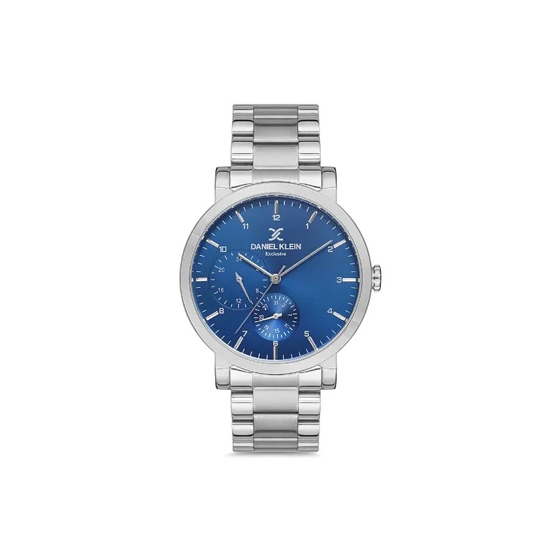 Relógio Analógico Masculino Daniel Klein DK.1.12725-3 Exclusive Gents / Pulseira de Aço Inoxidável - Prata