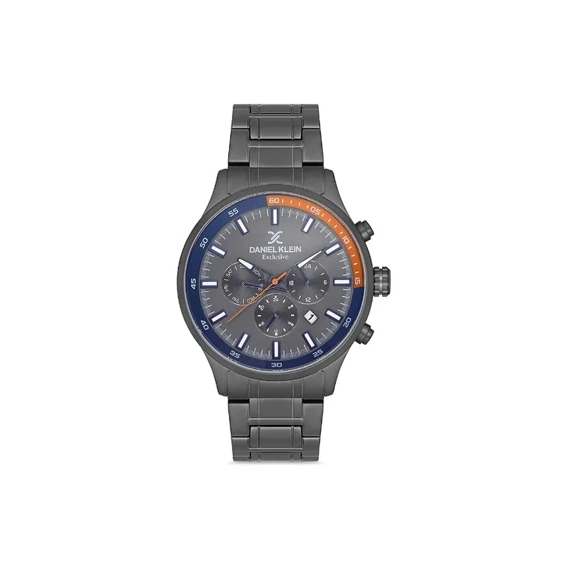 Relógio Analógico Masculino Daniel Klein DK.1.12732-6 Exclusive Gents / Pulseira de Aço Inoxidável - Preto