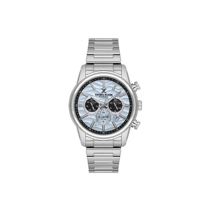 Relógio Analógico Masculino Daniel Klein DK.1.14062-3 Exclusive Gents / Pulseira de Aço Inoxidável - Prata