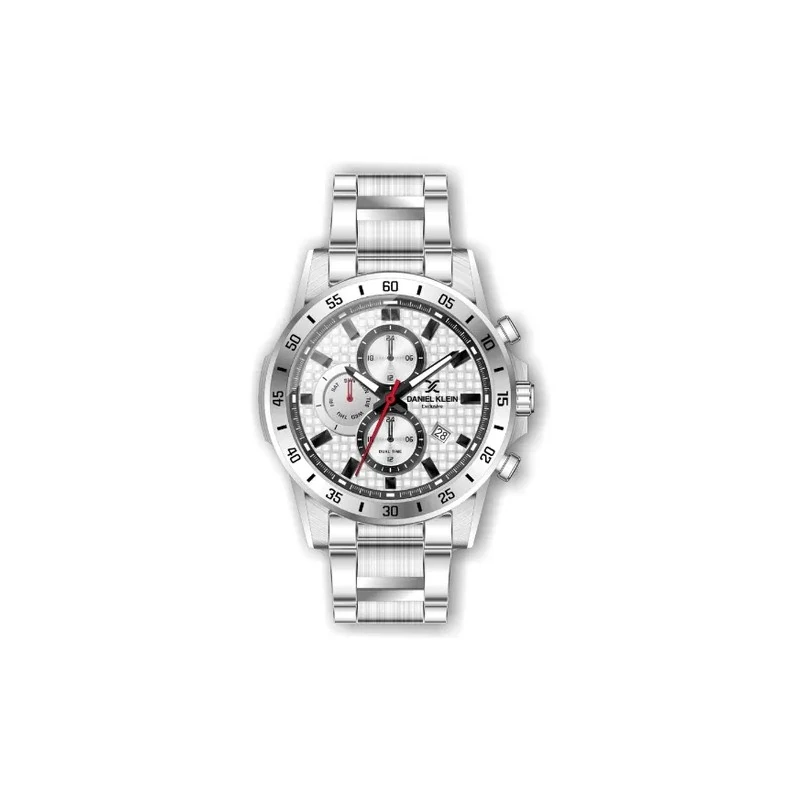 Relógio Analógico Masculino Daniel Klein Exclusive DK.1.12480-1 - Prata