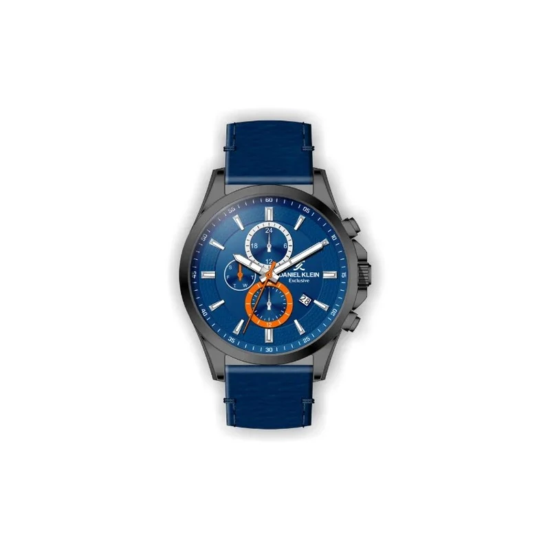 Relógio Analógico Masculino Daniel Klein Exclusive DK.1.12486-4 - Cinza e Azul