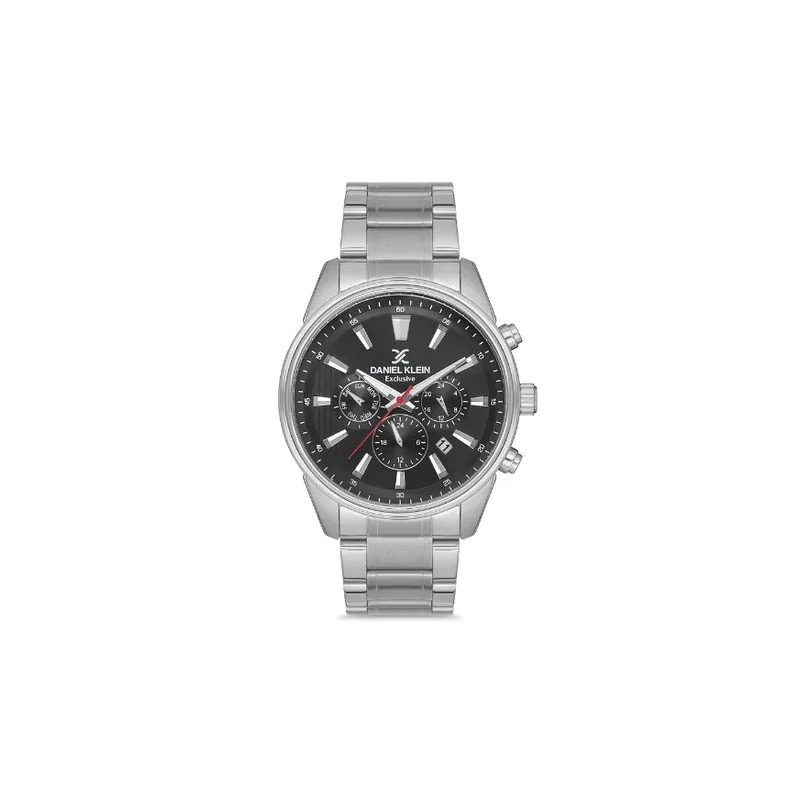 Relógio Analógico Masculino Daniel Klein Exclusive DK.1.12588-2 - Prata/Preto