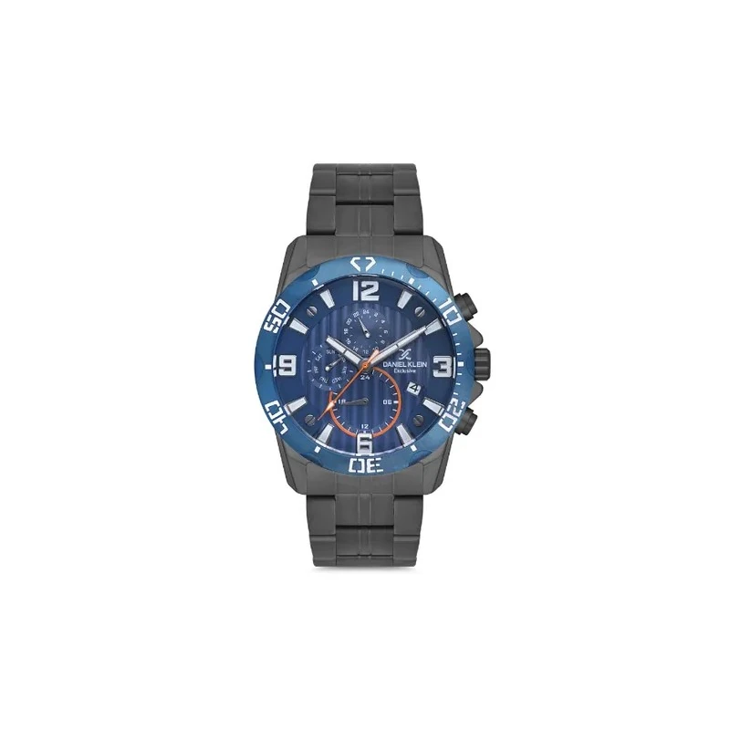 Relógio Analógico Masculino Daniel Klein Exclusive DK.1.12593-3 - Preto/Azul