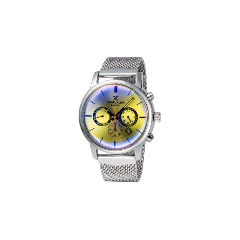 Relógio Analógico Masculino Daniel Klein Exclusive DK12006-2 - Prata