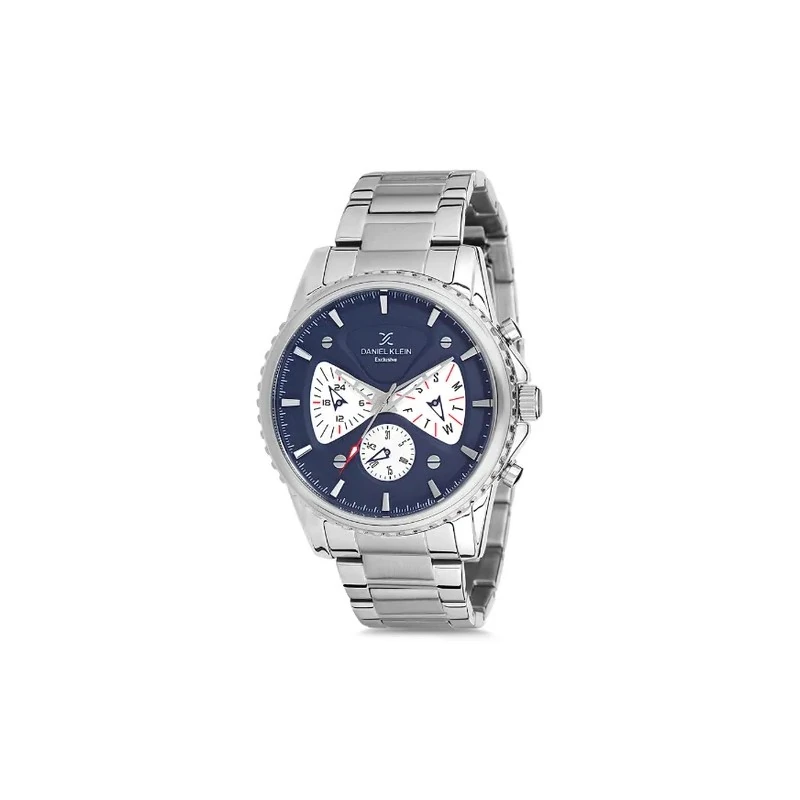 Relógio Analógico Masculino Daniel Klein Exclusive DK12123-3 - Prata