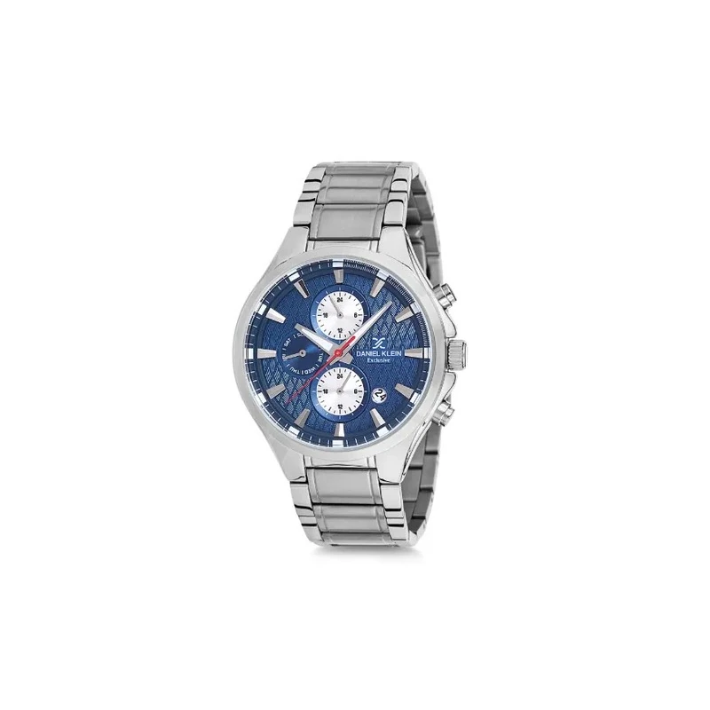 Relógio Analógico Masculino Daniel Klein Exclusive DK12133-2 - Prata