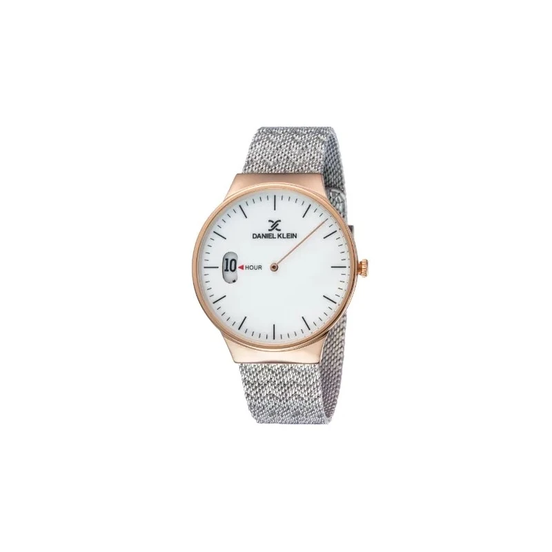 Relógio Analógico Masculino Daniel Klein Fiord DK11967-4 - Prata/Rosa Ouro
