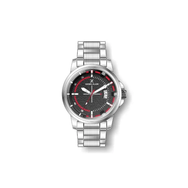 Relógio Analógico Masculino Daniel Klein Premium DK.1.12441-2 - Prata e Preto