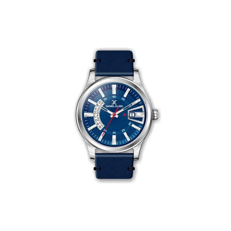 Relógio Analógico Masculino Daniel Klein Premium DK.1.12449-2 - Azul e Prata