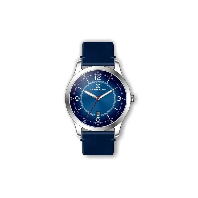 Relógio Analógico Masculino Daniel Klein Premium DK.1.12500-3 - Prata e Azul
