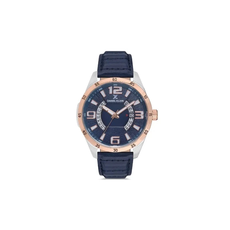 Relógio Analógico Masculino Daniel Klein Premium DK.1.12587-3 - Prata/Azul