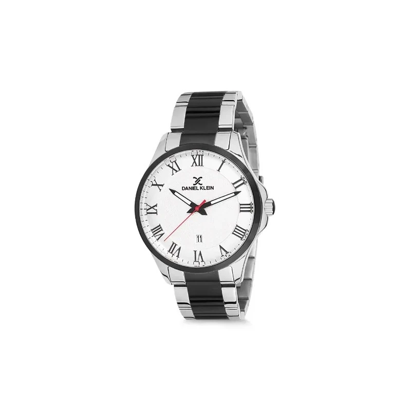Relógio Analógico Masculino Daniel Klein Premium DK12135-6 - Prata e Preto