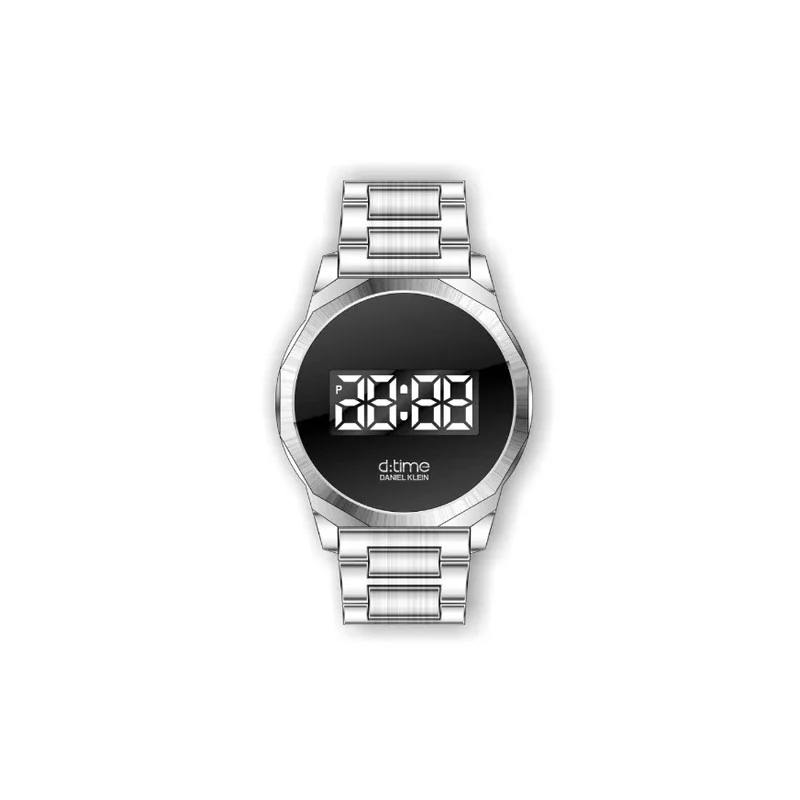 Relógio Digital Masculino Daniel Klein D Time DK.1.12322-1 - Prata