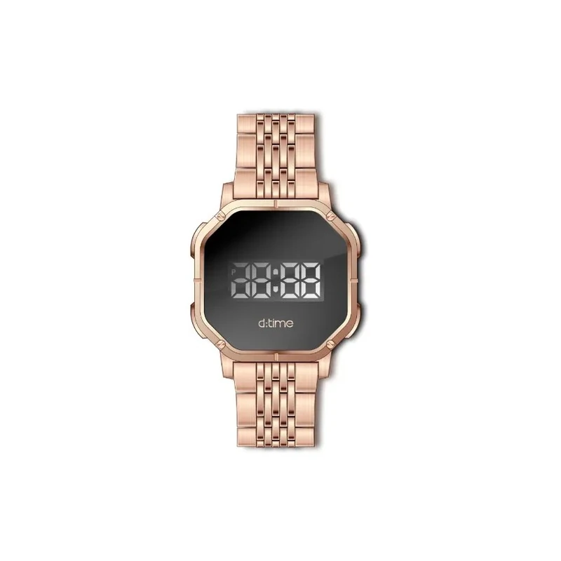 Relógio Digital Masculino Daniel Klein D Time DK.1.12334-6 - Rosa Ouro