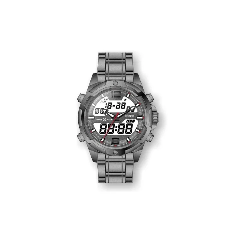 Relógio Digital Masculino Daniel Klein D:Time DK.1.12355-6 - Cinza