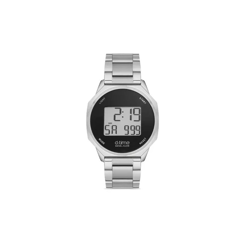 Relógio Digital Masculino Daniel Klein D:Time DK.1.12642-1 - Prata