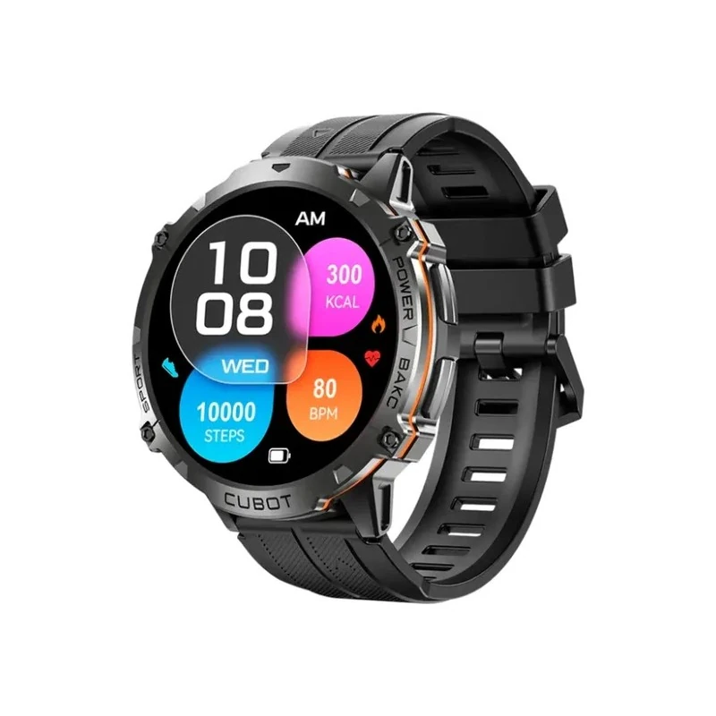 Relógio Smartwatch Cubot X3 com Bluetooth 5.3 / 1.73" - Preto