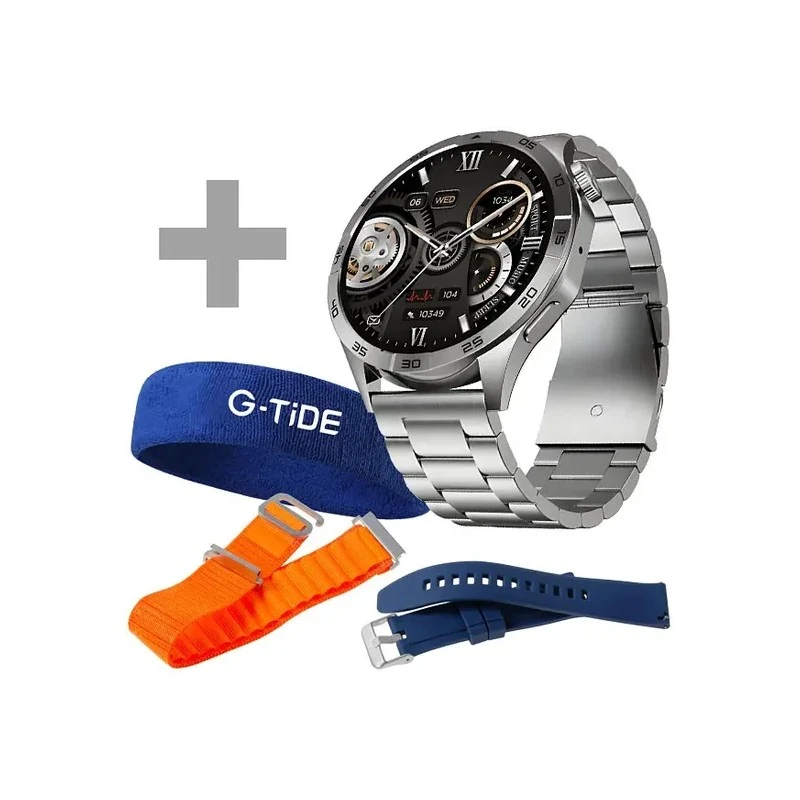 Relógio Smartwatch G-Tide Power com Bluetooth / IP68 - Cinza + Perfume