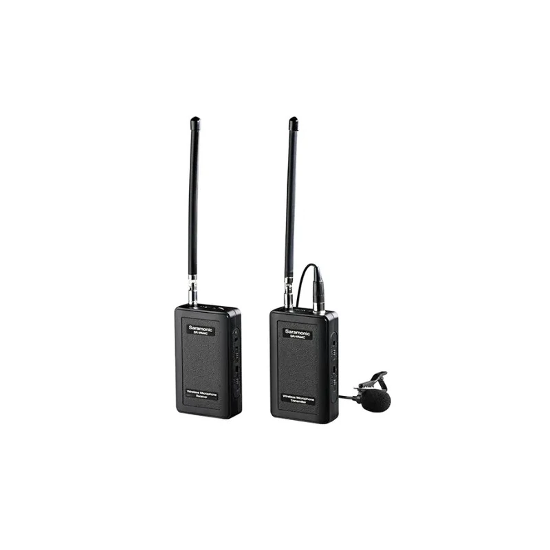 Sistema de Microfone Sem Fio VHF com Lapela Saramonic SR-WM4C V2 - Preto