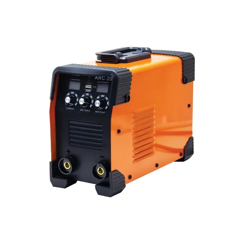 Traduza para português do Brasil: Inversor de Soldagem ARC-200 / 10A / 20,4V-200A / 28V / 220V ~ 50/60Hz - Laranja