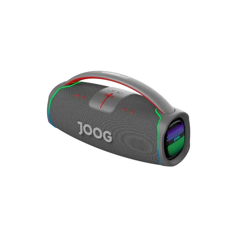 Caixa de Som Portátil Joog Pair X / 200W / IPX6 / 1 Microfone / Bluetooth 5.3 - Cinza