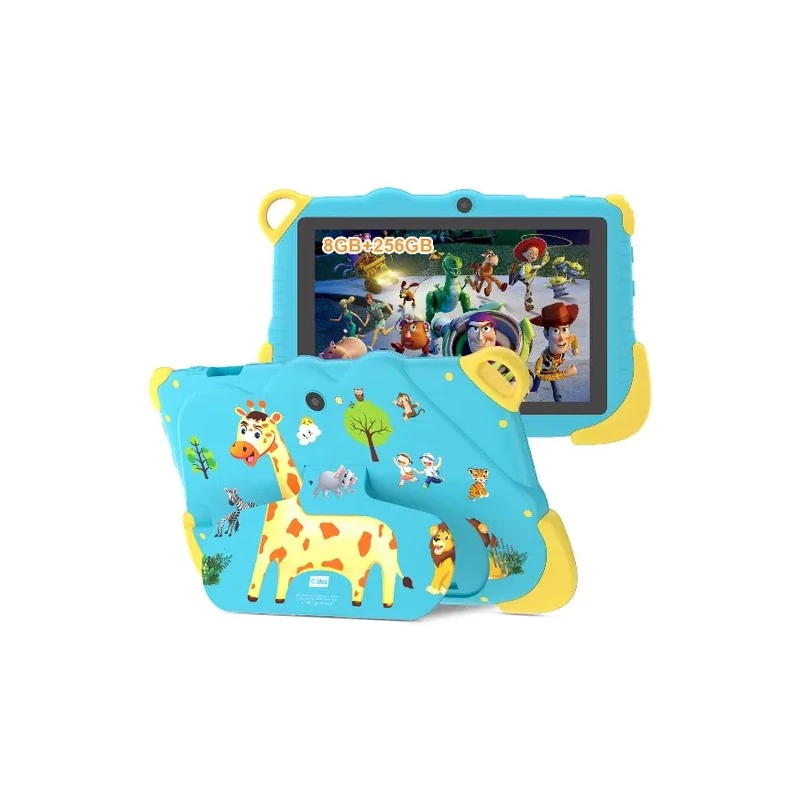 Tablet C Idea CM78 Kids para Criança / 8GB + 256GB / Tela 7" / Wifi / Android 15 - Azul