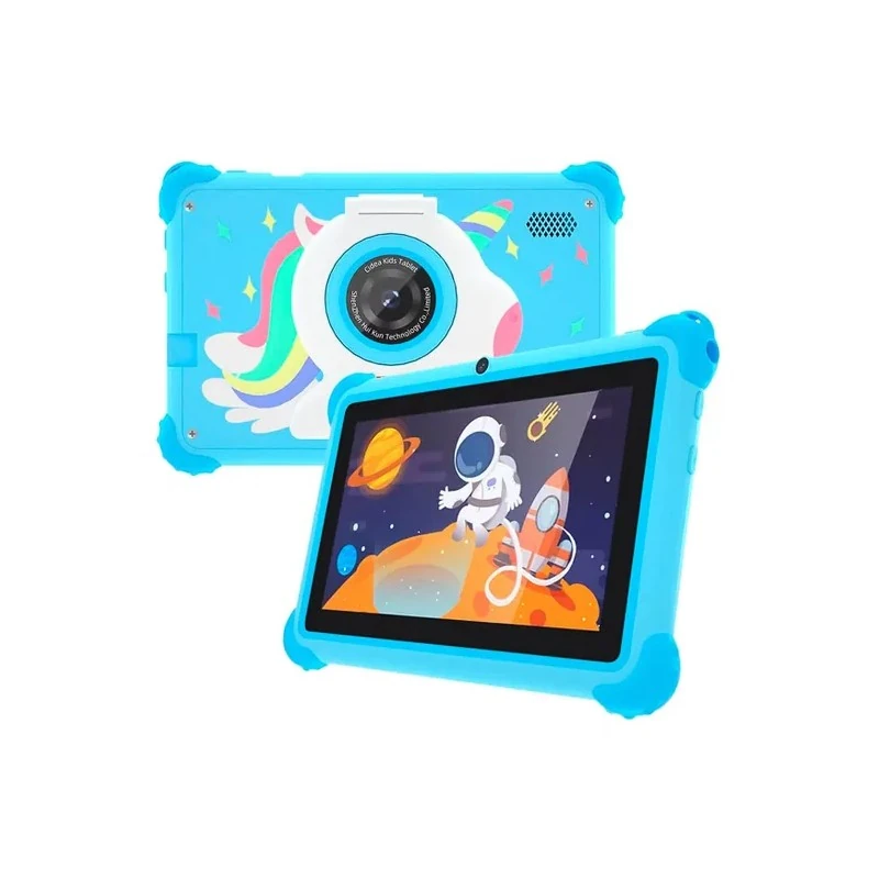 Tablet C Idea CM88 Kids para Criança / 8GB + 256GB / Tela 7" / Wifi / Android 15 - Azul