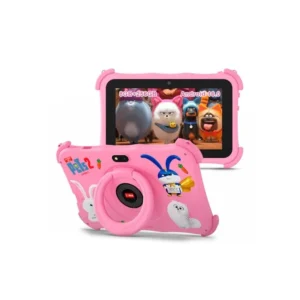 Tablet Infantil C Idea CM89 para Criança / 8GB + 256GB / Tela 7" / Wifi / Bluetooth / GPS / 5000MAH / 2.0MP+5.0MP / Android 16.0 - Rosa