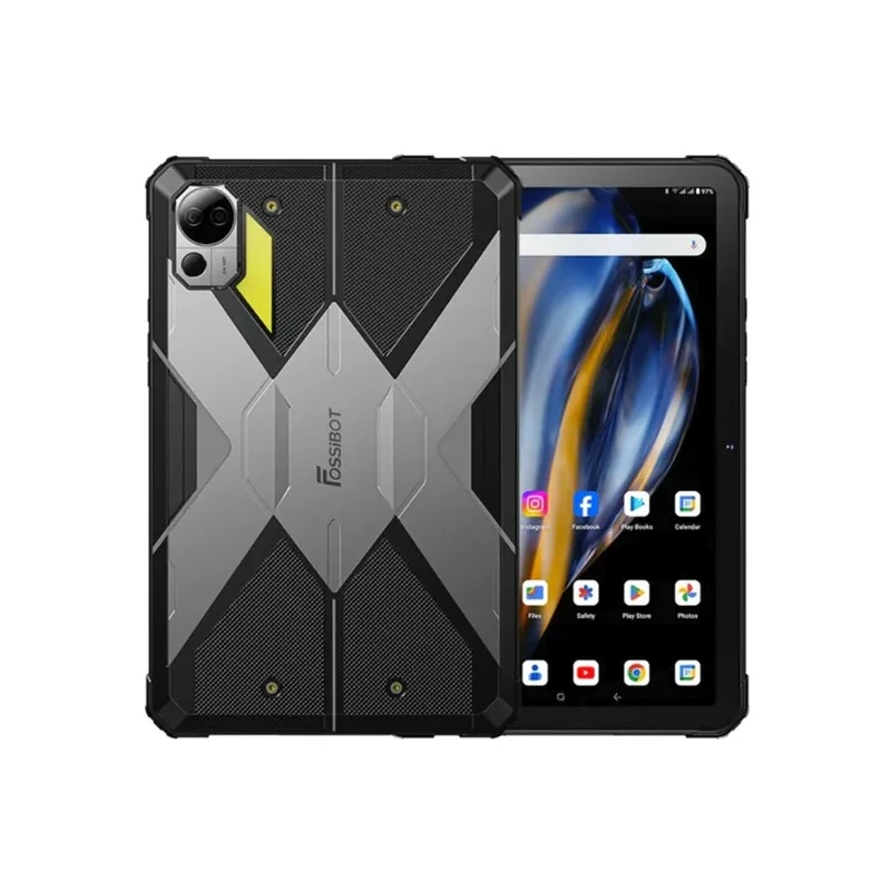 Tablet Fossibot DT2 8GB / 256GB / 22000mAh / 10.4" / 5G+Wi-Fi 6 / 64MP + 32MP / Android 15.0 - Cinza